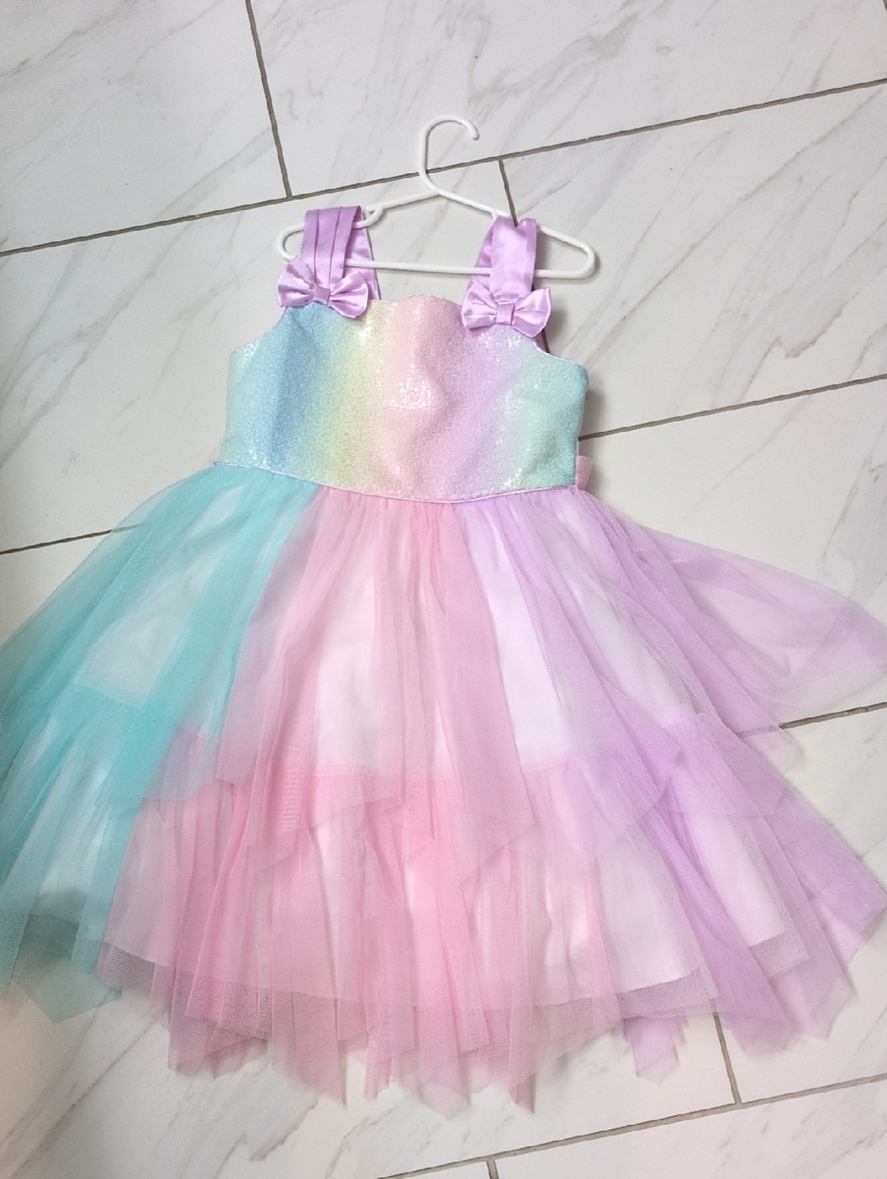 Jona Michelle Satin & Tulle Girl's Dress